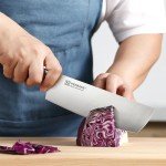 KEEMAKE 7-Inch Nakiri Knife - Razor Sharp Chef Knife