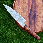 Custom Hand Forged Japanese Santoku Chef Knife