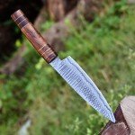 Custom Hand Forged Japanese Santoku Chef Knife