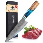 Professional 8-Inch Japanese VG10 Damascus Chef Knife