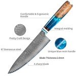 Professional 8-Inch Japanese VG10 Damascus Chef Knife