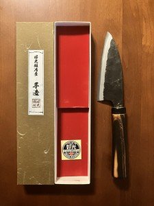 Yoshimitsu Handmade Double Bevel Deba Knife 150mm