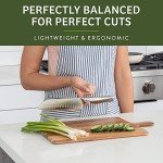 WLRAPSKY 7-inch Santoku Knife for Kitchen Prep