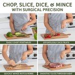 WLRAPSKY 7-inch Santoku Knife for Kitchen Prep