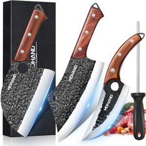 Precision Japanese Butcher Knife Set - 4 Pieces