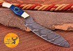 Custom Hand Forged Japanese Chef Knife - Damascus Steel
