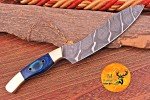 Custom Hand Forged Japanese Chef Knife - Damascus Steel