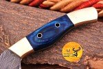 Custom Hand Forged Japanese Chef Knife - Damascus Steel