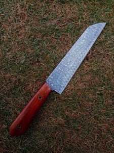 Custom 12" Handmade Damascus Japanese Chef Knife