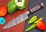 Chef's Classic Hand Forged Damascus Japanese Knife