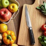 5-Inch Damascus Steel Japanese Gyuto Chef Knife