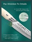 HEZHEN 4-Piece Damascus Steel Steak Knife Set
