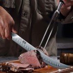 HOSHANHO 12-Inch Japanese Carving Knife - Ergonomic Design
