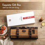 HEZHEN Heavy Duty Knife Roll Bag with 12 Slots