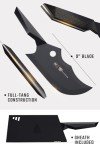 Dalstrong 9" Shadow Black Meat Cleaver Knife