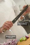 Valhalla Series 12" Slicing Knife - Ravenstone Black