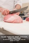 Valhalla Series 12" Slicing Knife - Ravenstone Black