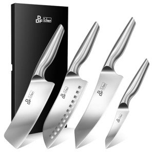Professional 4-Piece Japanese Kitchen Knife Set