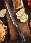 XINZUO 8 Inch Bread Knife - Japanese VG10 Damascus