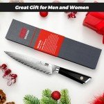 SHAN ZU 6-inch Damascus Utility Knife