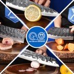Japanese High-Carbon Steel Kitchen Knife Set