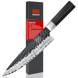 SHAN ZU 8-Inch Japanese Chef Knife, Ultra Sharp