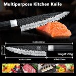 SHAN ZU 8-Inch Japanese Chef Knife, Ultra Sharp