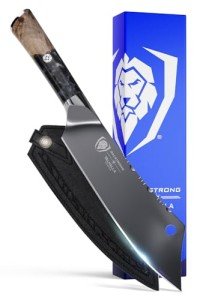 Dalstrong Crixus 8-Inch Chef Knife - Black Blade