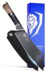 Dalstrong Crixus 8-Inch Chef Knife - Black Blade