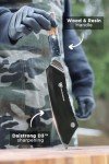 Dalstrong Crixus 8-Inch Chef Knife - Black Blade