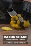 Dalstrong Crixus 8-Inch Chef Knife - Black Blade