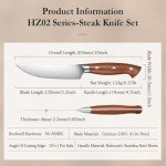 Premium 5.3 Inch Japanese Steak Knife Set of 4