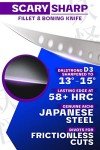 6.5” Dalstrong Japanese Fillet Knife - Phantom Series
