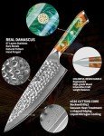 SANMUZUO 8" Professional Hammered Chef Knife