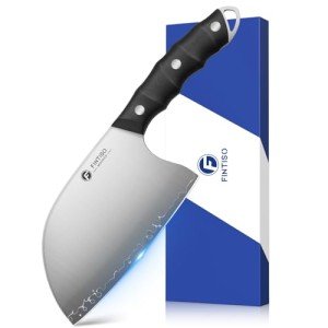 FINTISO 6.5 Inch High Carbon Stainless Steel Cleaver
