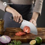 FINTISO 6.5 Inch High Carbon Stainless Steel Cleaver