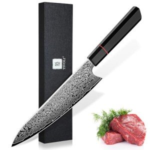 TIVOLI 8-inch Japanese Damascus Chef Knife