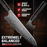 TIVOLI 8-inch Japanese Damascus Chef Knife