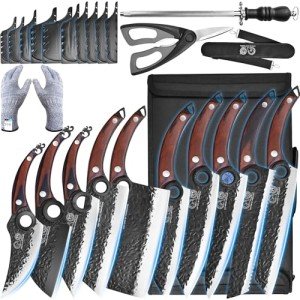 XYJ Professional High-Carbon Steel Knife Set