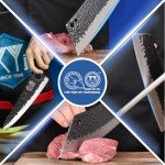 XYJ Professional High-Carbon Steel Knife Set