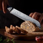 67-Layer Japanese VG10 Steel Bread Knife - Shogun Collection