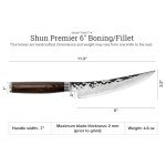 Shun Premier Boning & Fillet Knife 6" - Authentic Handcrafted Japanese
