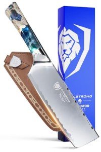 Dalstrong Nakiri Blade - 7 inch - Valhalla Collection - 9CR18MOV Carbon Steel - Vegetable Cutter - Celestial Handle - Razor Asian Knife