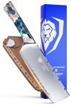 Dalstrong Nakiri Blade - 7 inch - Valhalla Collection - 9CR18MOV Carbon Steel - Vegetable Cutter - Celestial Handle - Razor Asian Knife