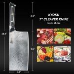 KYOKU 7" Vegetable Cleaver Knife - Shogun Series