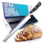 FOXEL 10" Serrated Japanese Bread Knife - Kitchen Essential