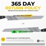 FOXEL 10" Serrated Japanese Bread Knife - Kitchen Essential