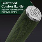 8-Inch Japanese Damascus Chef's Knife with Pakkawood Handle
