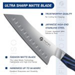 FINTISO 7-Inch Ultra Sharp Japanese Chef Knife