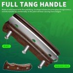 FULLHI 17pcs Butcher Chef Knife Set - High Carbon Steel